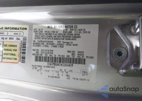 2017 Ford Mustang Ecoboost Premium from USA, damaged, VIN 1FATP8UH7H5204449